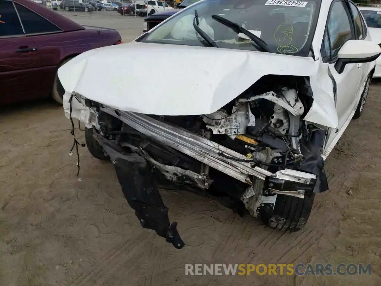 9 Photograph of a damaged car 5YFEPRAE4LP023517 TOYOTA COROLLA 2020