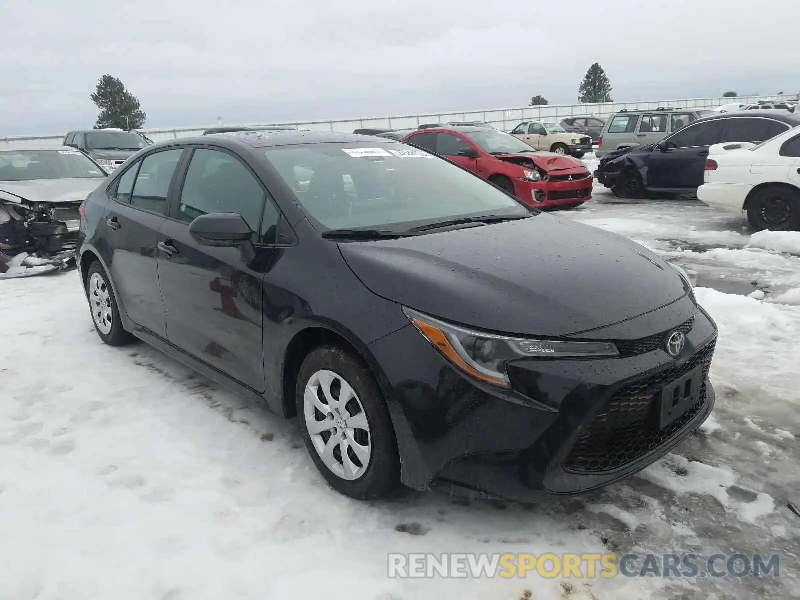 1 Photograph of a damaged car 5YFEPRAE4LP023842 TOYOTA COROLLA 2020