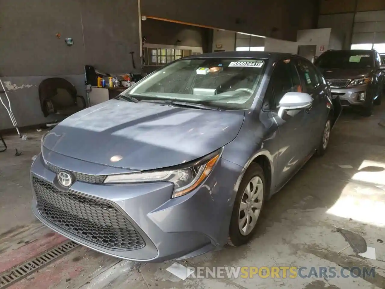 2 Photograph of a damaged car 5YFEPRAE4LP023873 TOYOTA COROLLA 2020