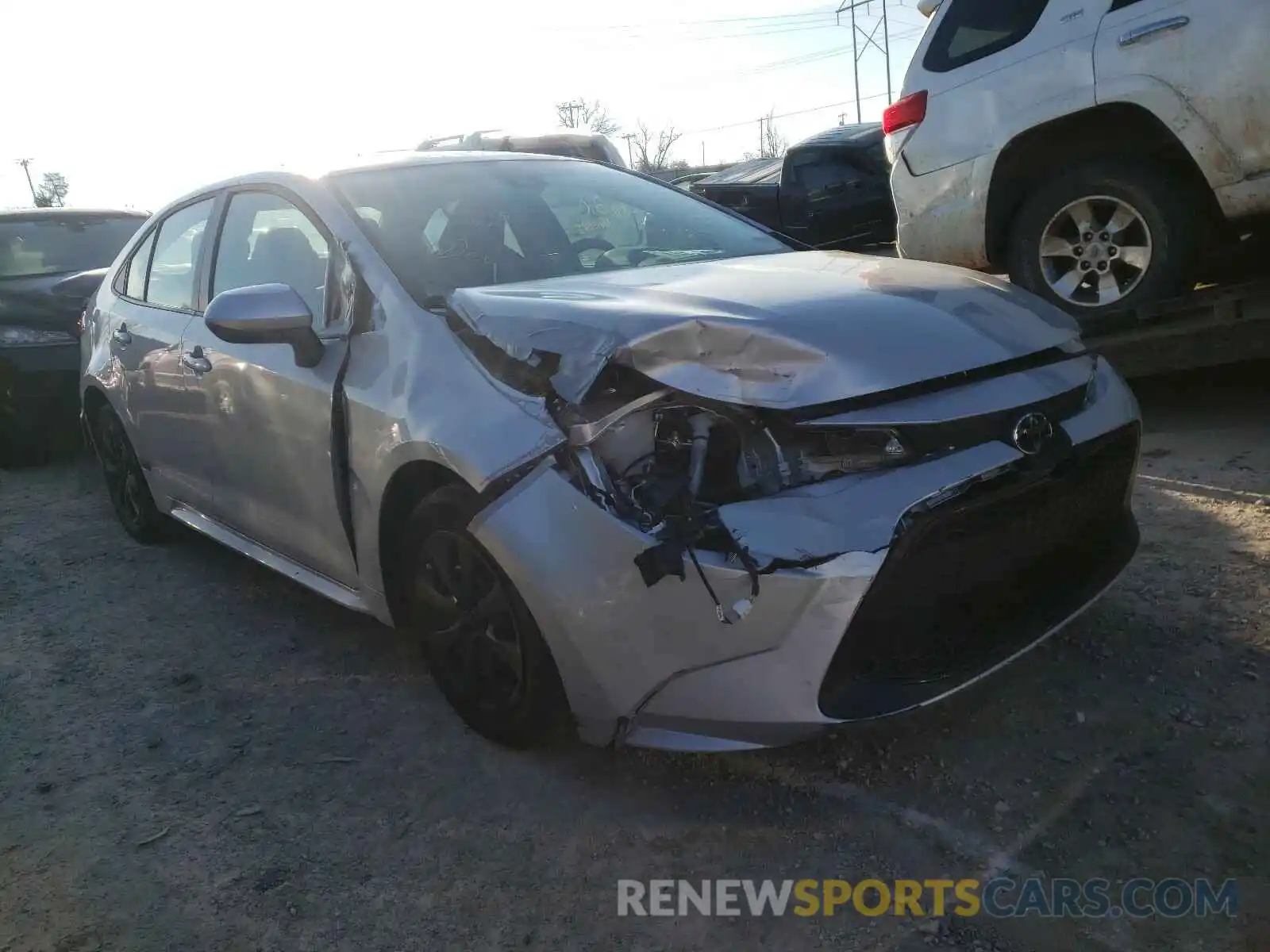 1 Photograph of a damaged car 5YFEPRAE4LP024618 TOYOTA COROLLA 2020