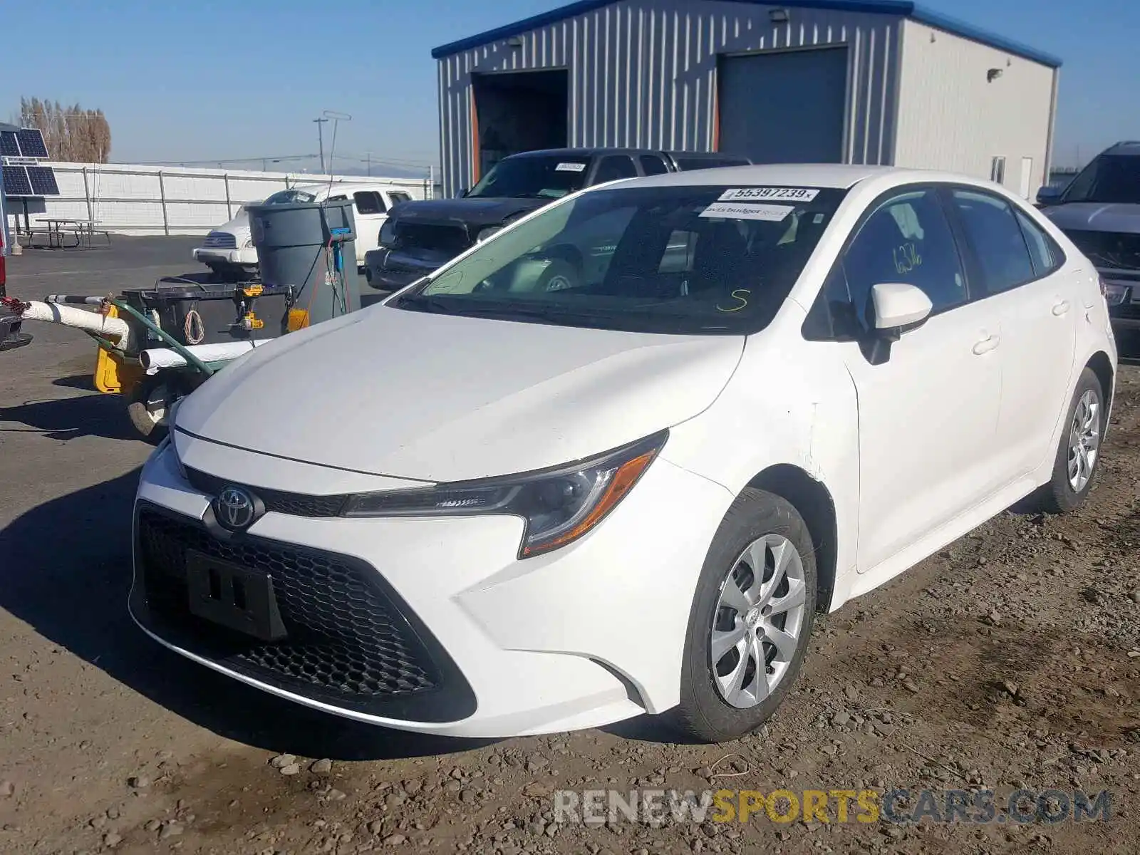 2 Photograph of a damaged car 5YFEPRAE4LP024943 TOYOTA COROLLA 2020