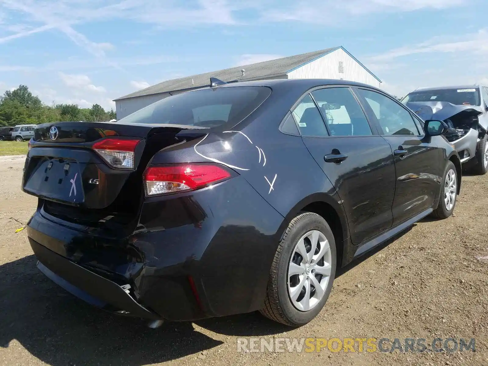 4 Photograph of a damaged car 5YFEPRAE4LP025767 TOYOTA COROLLA 2020