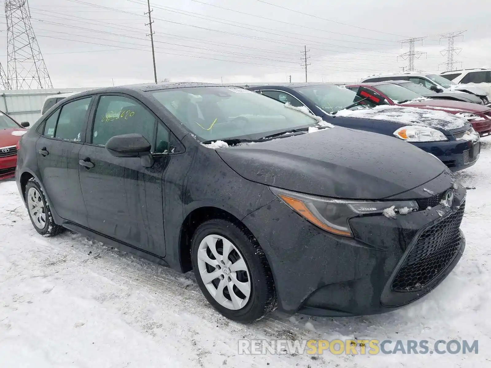 1 Photograph of a damaged car 5YFEPRAE4LP026126 TOYOTA COROLLA 2020