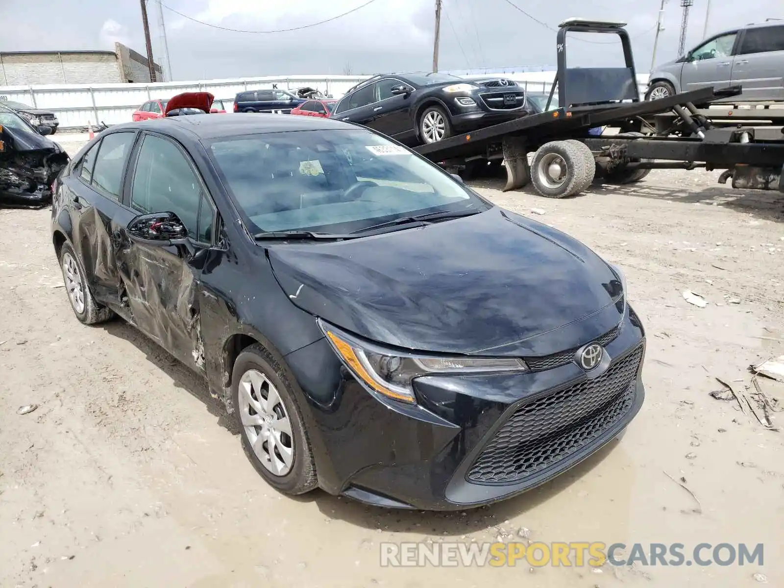 1 Photograph of a damaged car 5YFEPRAE4LP027275 TOYOTA COROLLA 2020