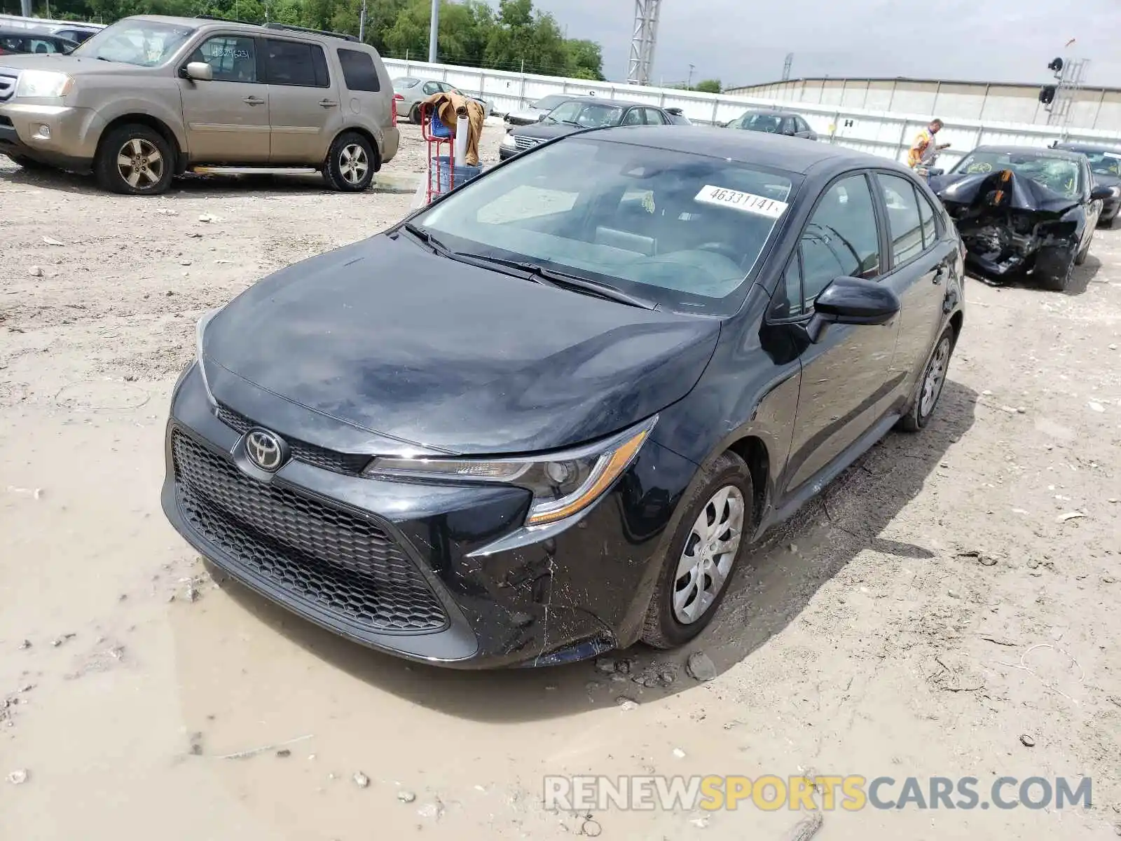 2 Photograph of a damaged car 5YFEPRAE4LP027275 TOYOTA COROLLA 2020