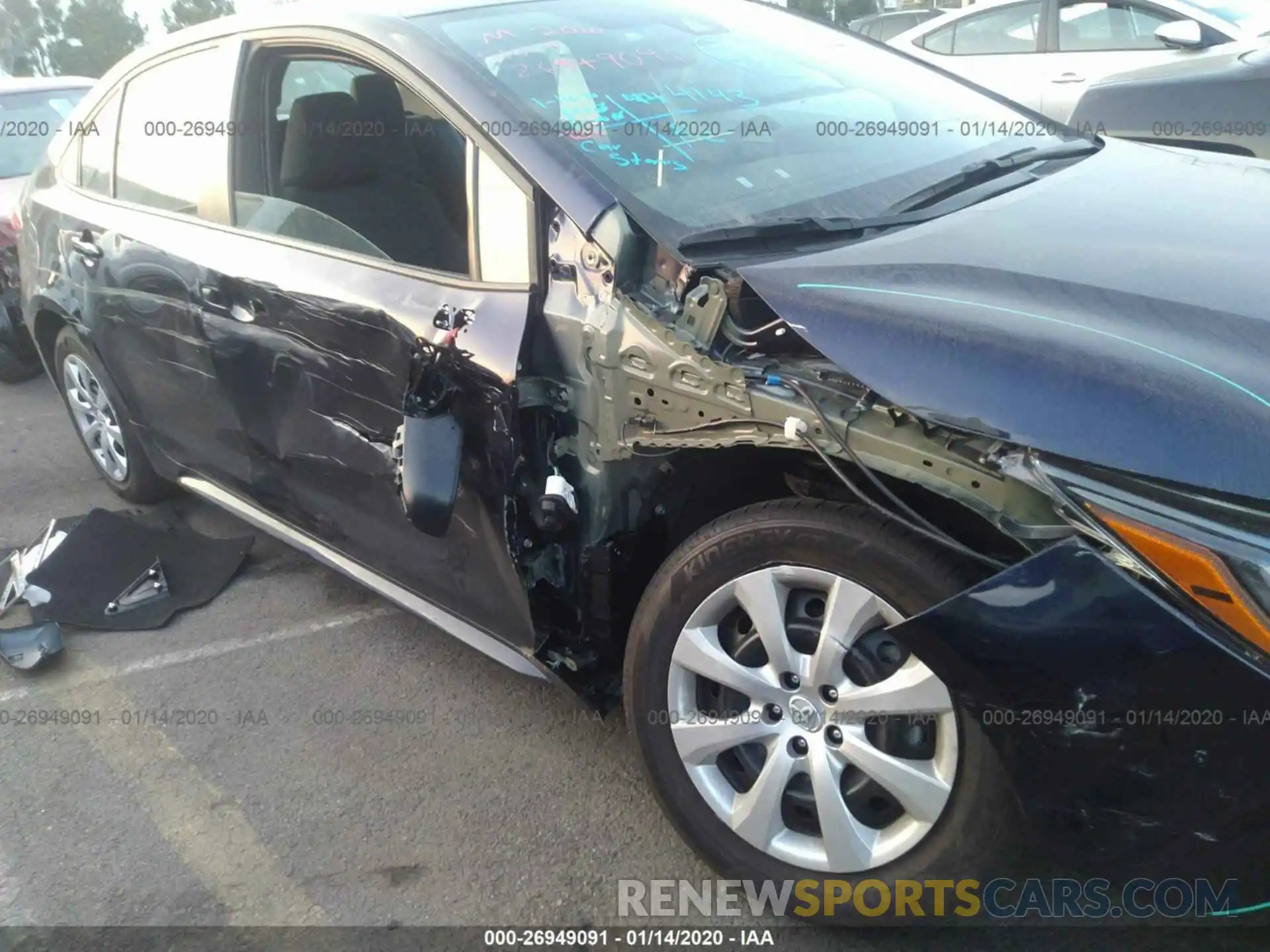 6 Photograph of a damaged car 5YFEPRAE4LP027406 TOYOTA COROLLA 2020