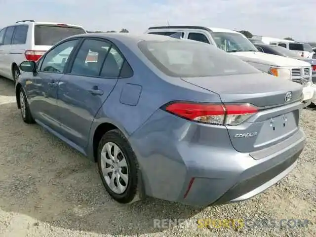 3 Photograph of a damaged car 5YFEPRAE4LP027521 TOYOTA COROLLA 2020