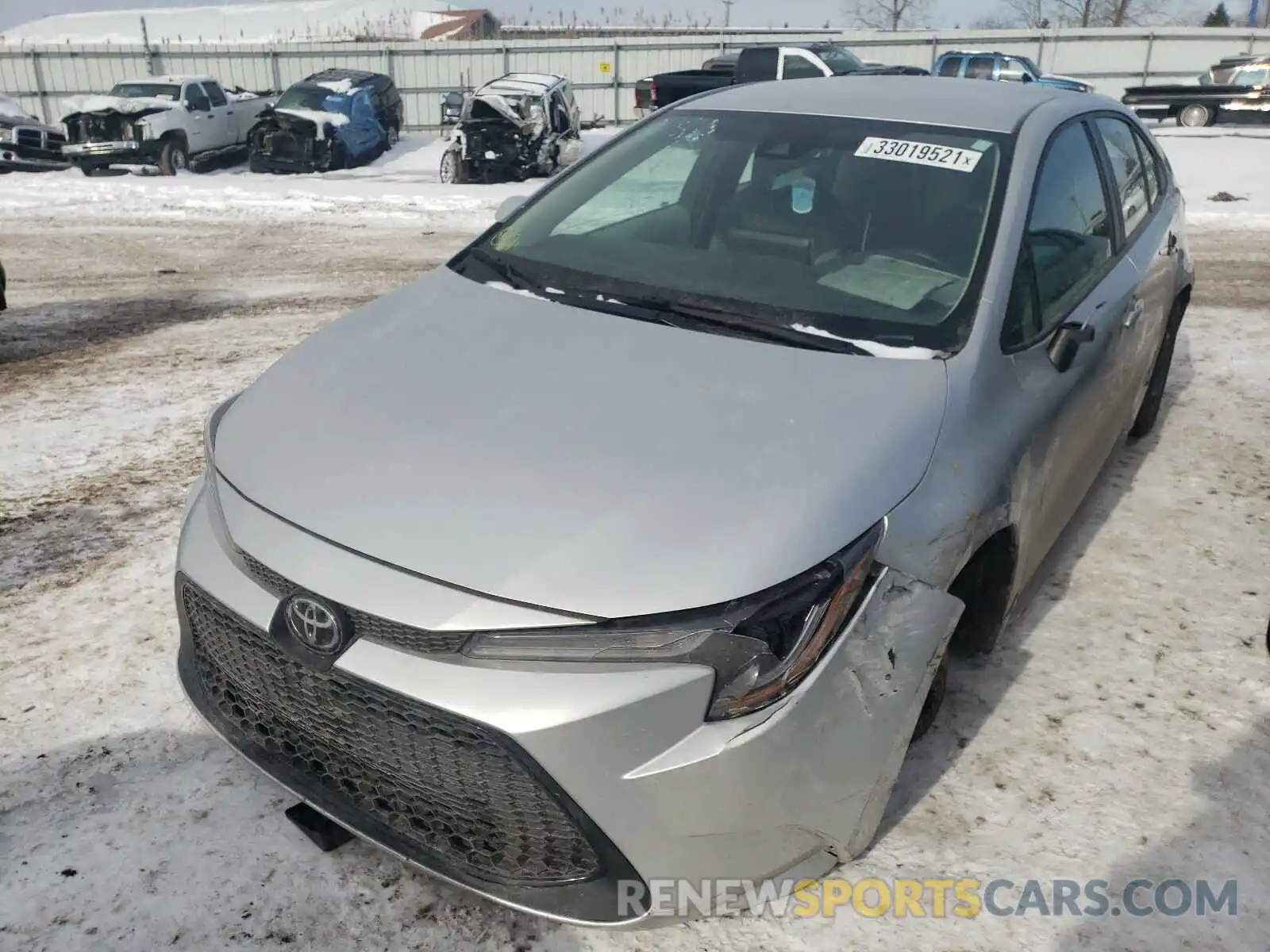 2 Photograph of a damaged car 5YFEPRAE4LP027891 TOYOTA COROLLA 2020