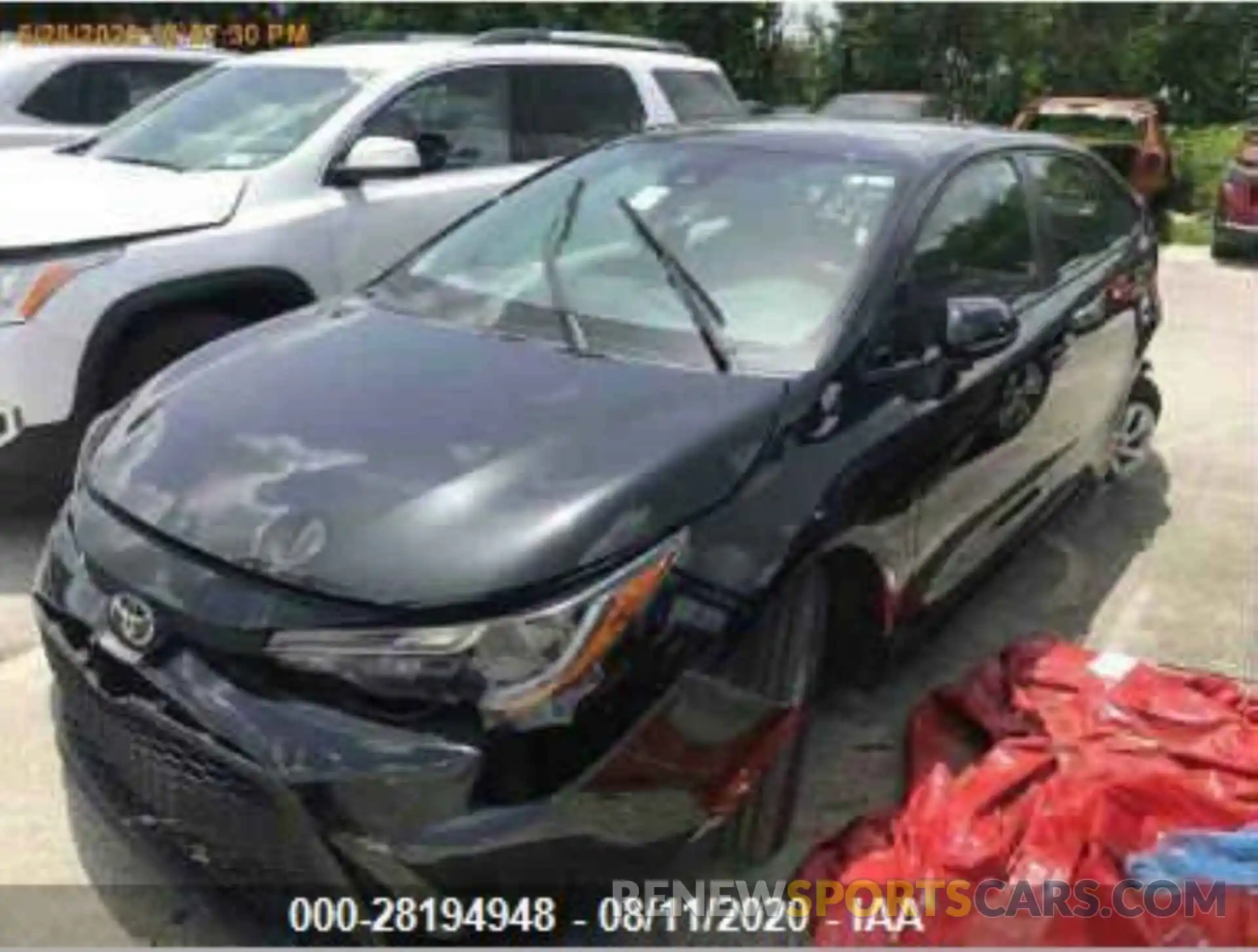 2 Photograph of a damaged car 5YFEPRAE4LP028216 TOYOTA COROLLA 2020