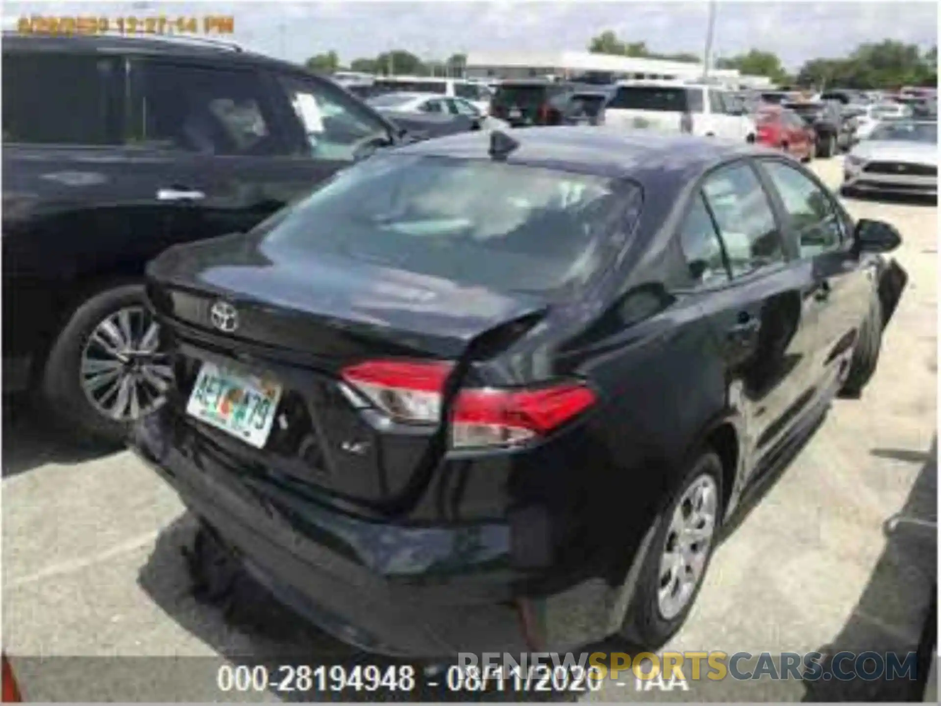 4 Photograph of a damaged car 5YFEPRAE4LP028216 TOYOTA COROLLA 2020