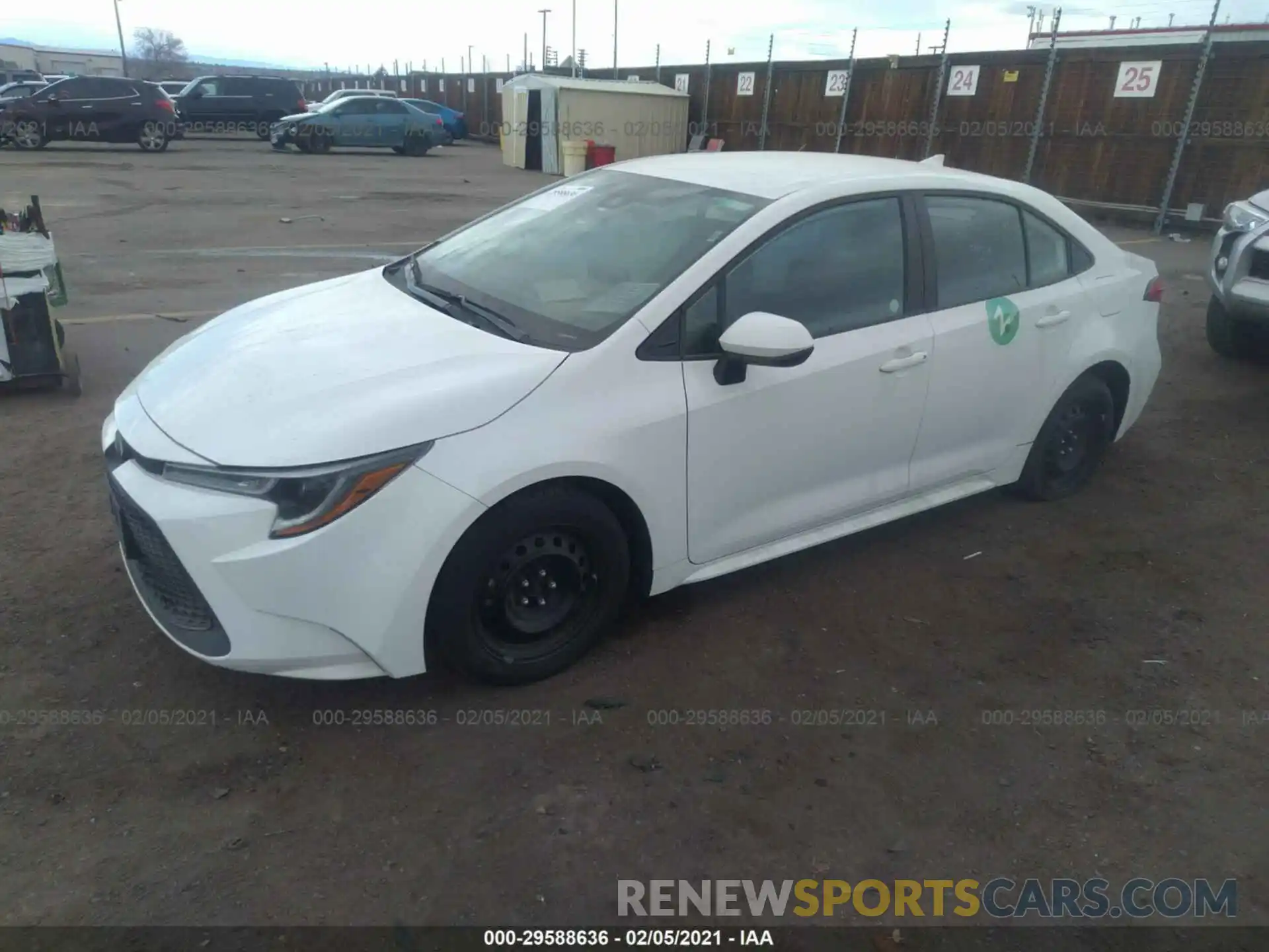 2 Photograph of a damaged car 5YFEPRAE4LP028314 TOYOTA COROLLA 2020