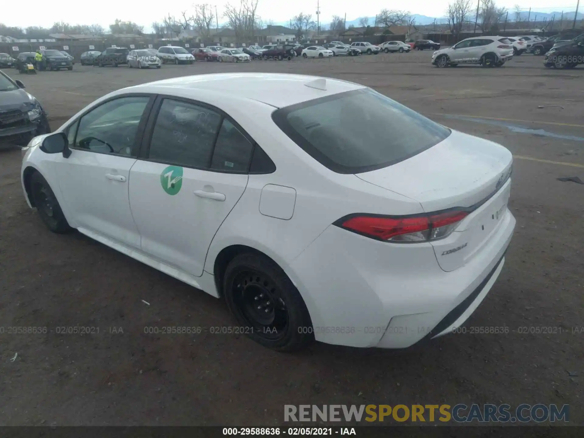 3 Photograph of a damaged car 5YFEPRAE4LP028314 TOYOTA COROLLA 2020