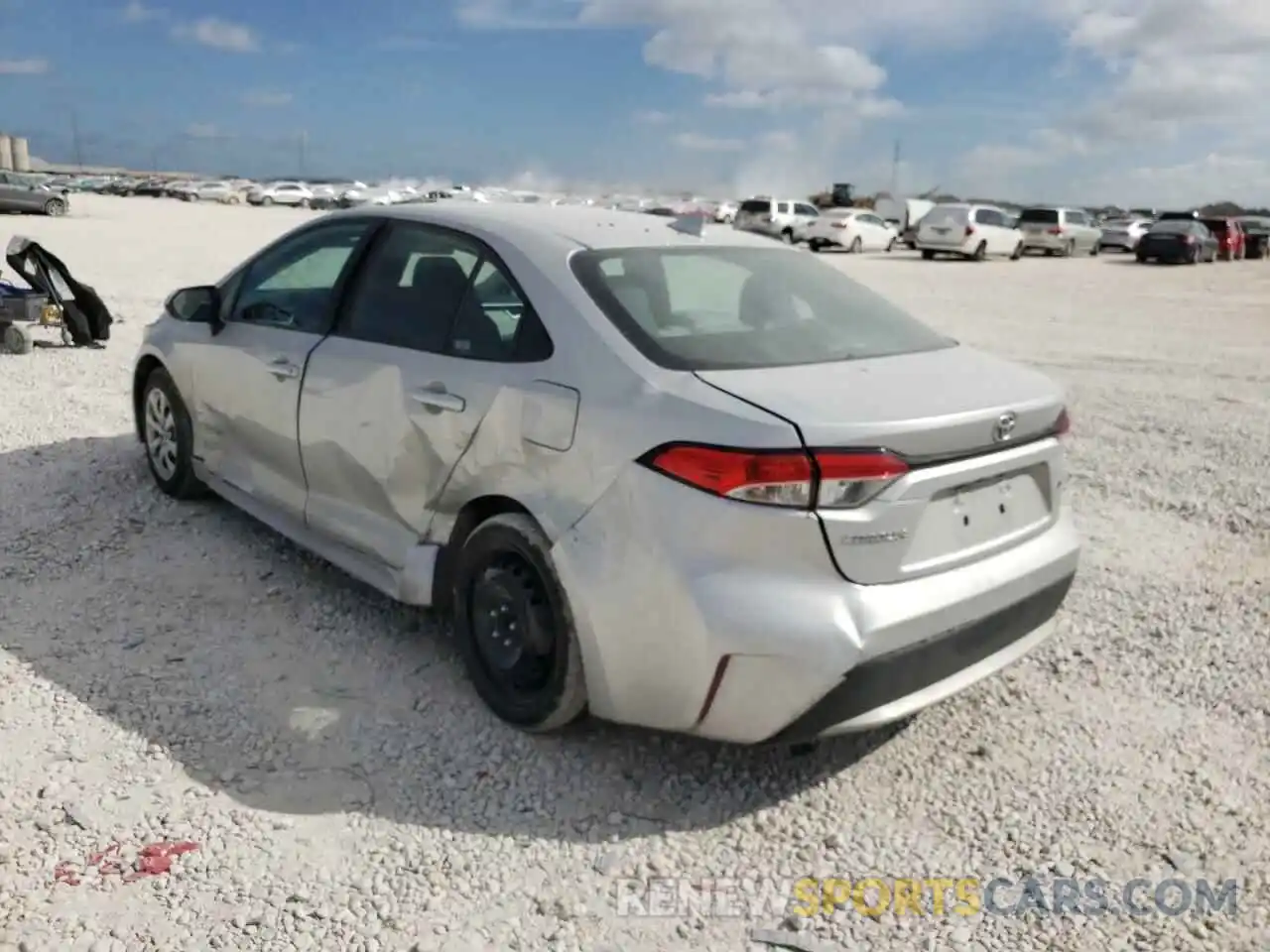 3 Photograph of a damaged car 5YFEPRAE4LP028720 TOYOTA COROLLA 2020