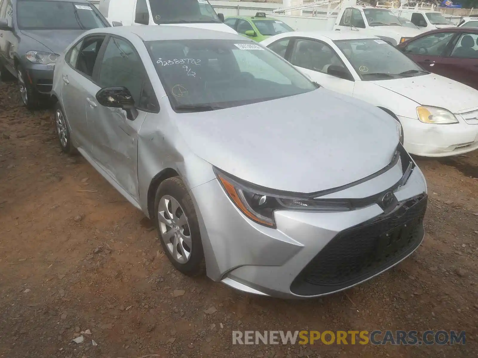 1 Photograph of a damaged car 5YFEPRAE4LP028765 TOYOTA COROLLA 2020