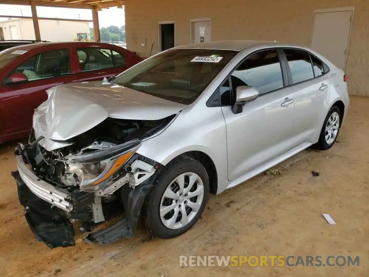 2 Photograph of a damaged car 5YFEPRAE4LP028944 TOYOTA COROLLA 2020