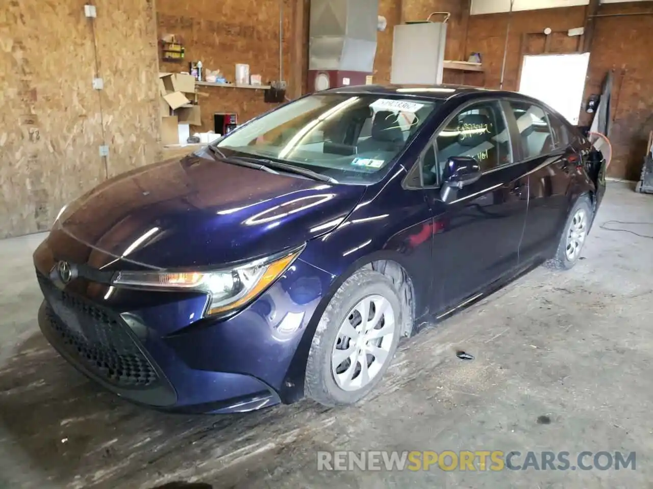 2 Photograph of a damaged car 5YFEPRAE4LP029284 TOYOTA COROLLA 2020