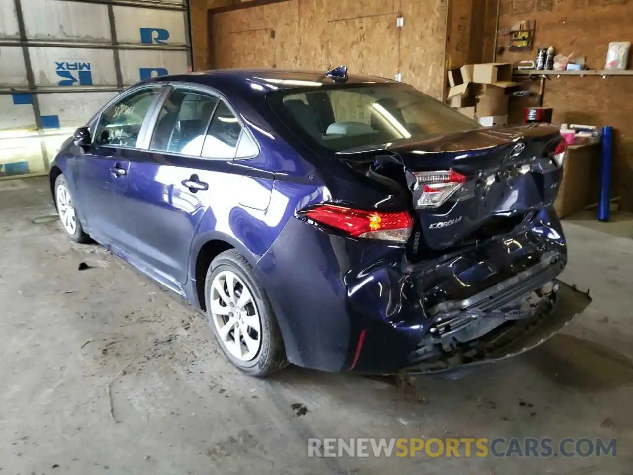 3 Photograph of a damaged car 5YFEPRAE4LP029284 TOYOTA COROLLA 2020