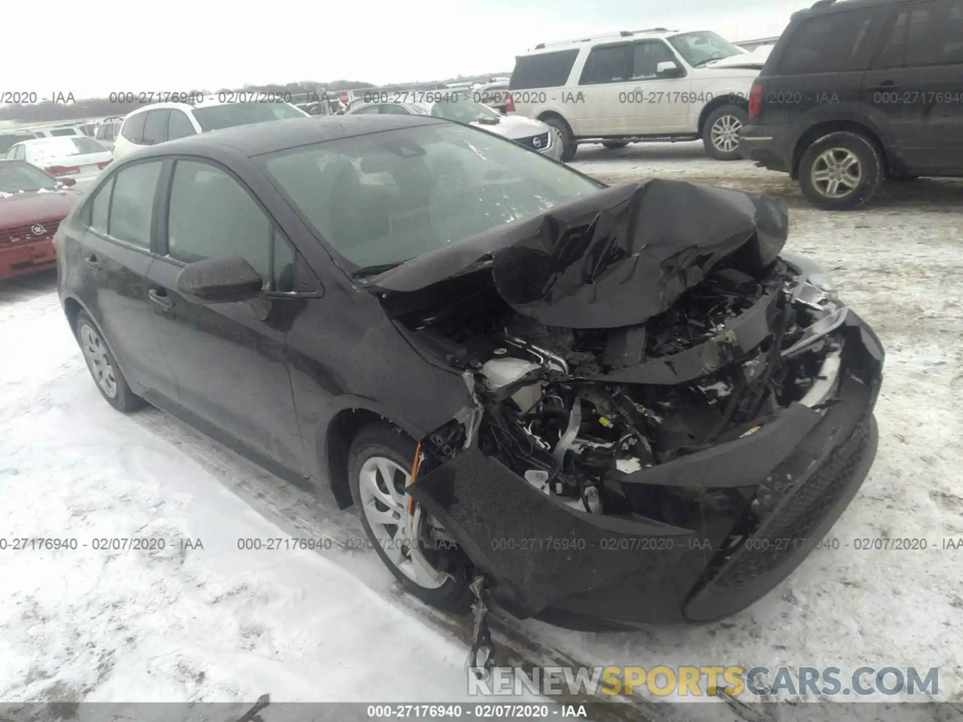 1 Photograph of a damaged car 5YFEPRAE4LP029351 TOYOTA COROLLA 2020