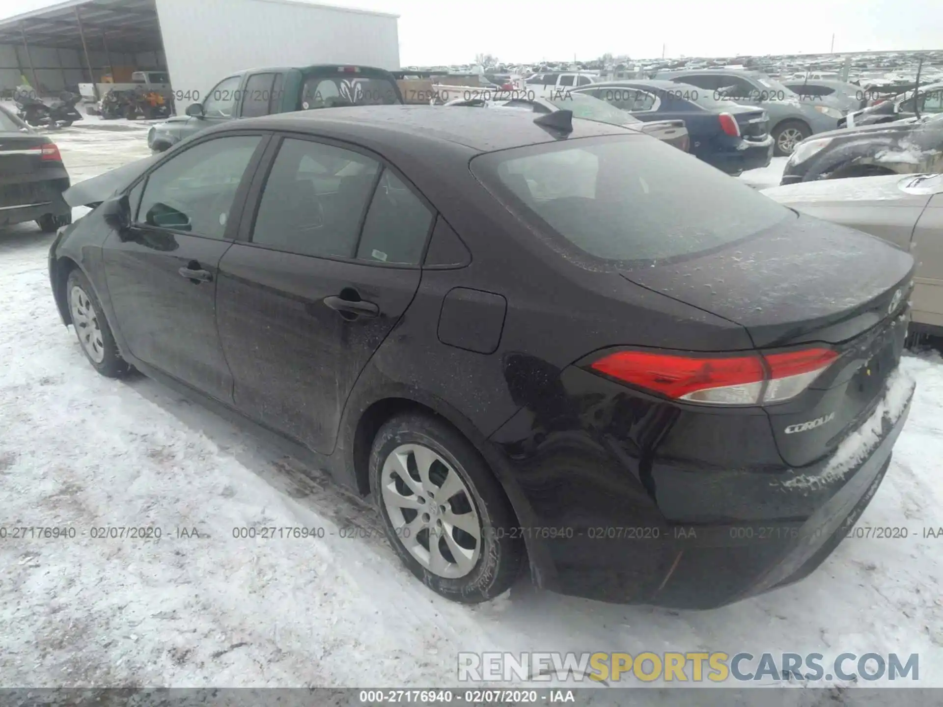 3 Photograph of a damaged car 5YFEPRAE4LP029351 TOYOTA COROLLA 2020