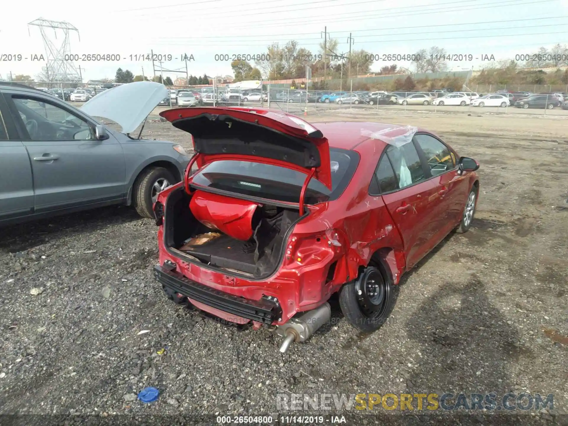 4 Photograph of a damaged car 5YFEPRAE4LP029365 TOYOTA COROLLA 2020