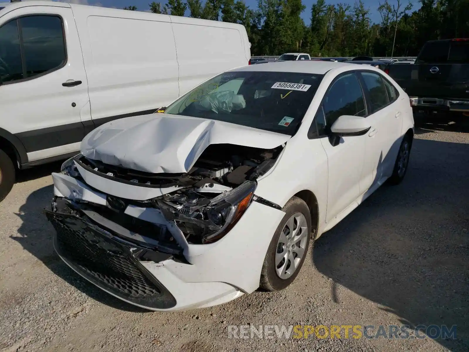 2 Photograph of a damaged car 5YFEPRAE4LP030080 TOYOTA COROLLA 2020