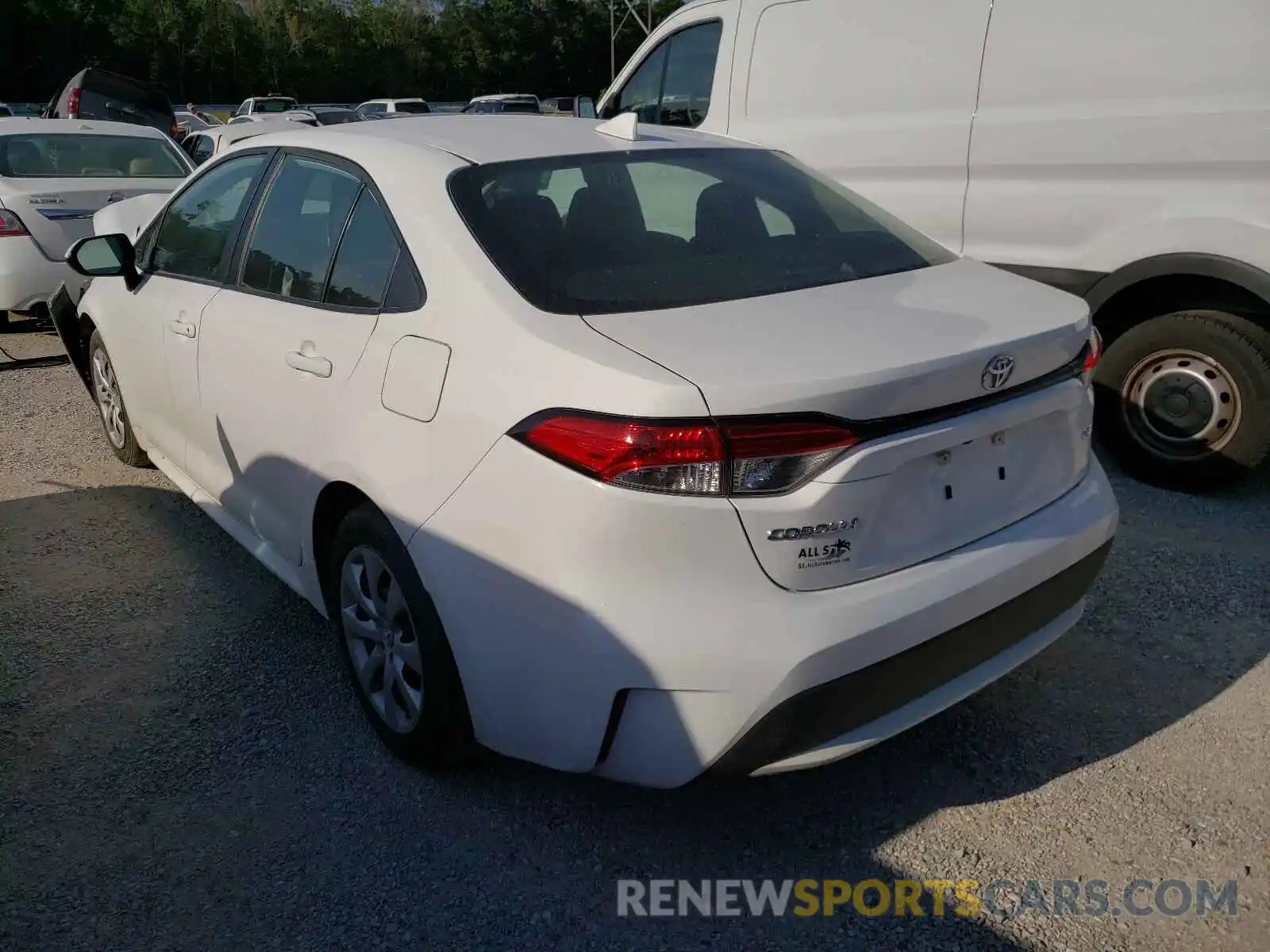 3 Photograph of a damaged car 5YFEPRAE4LP030080 TOYOTA COROLLA 2020