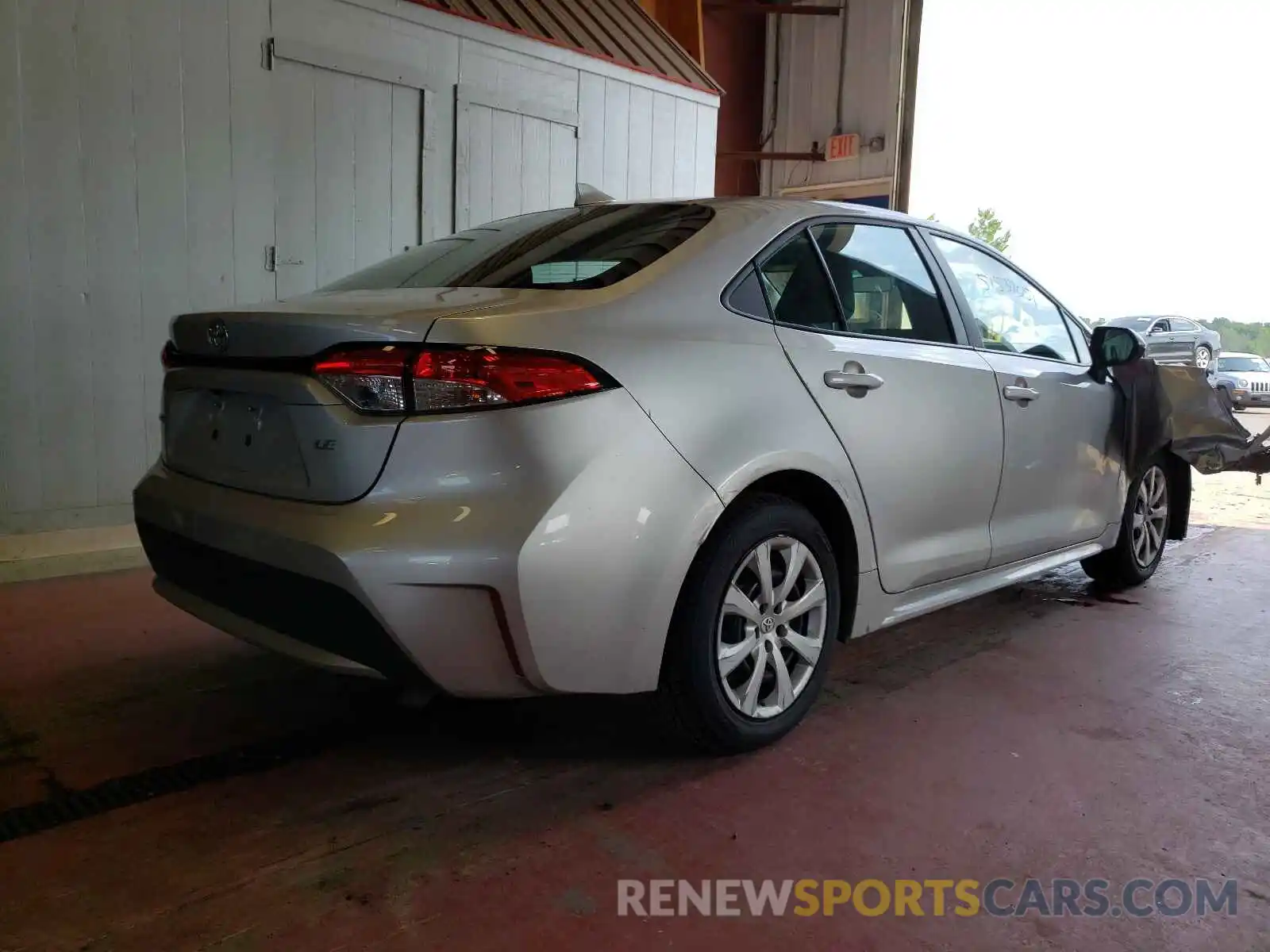 4 Photograph of a damaged car 5YFEPRAE4LP030161 TOYOTA COROLLA 2020