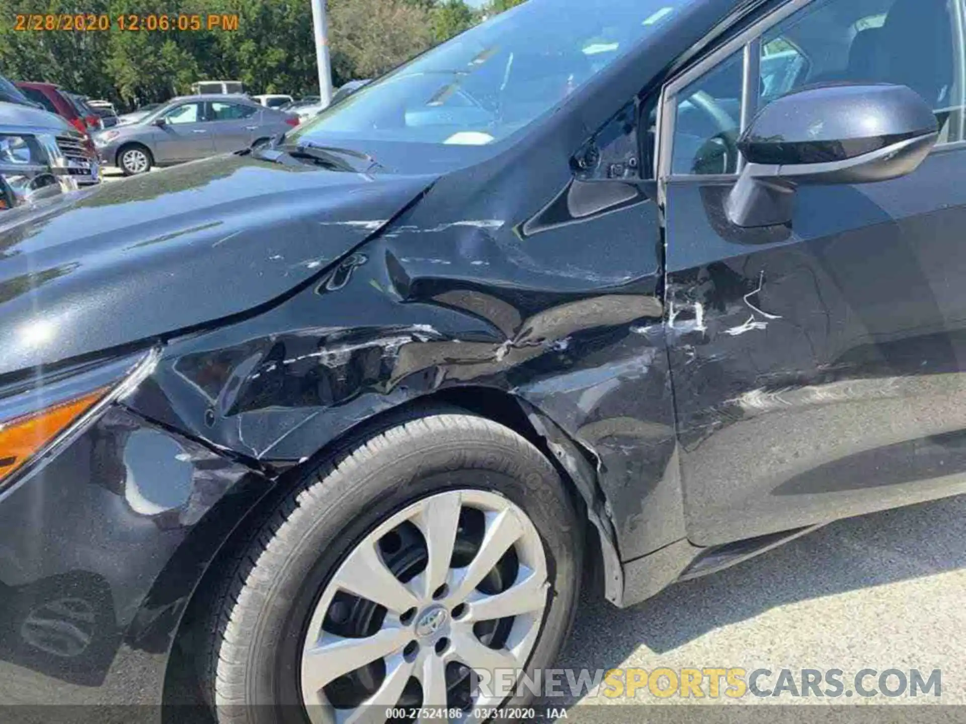 14 Photograph of a damaged car 5YFEPRAE4LP030371 TOYOTA COROLLA 2020