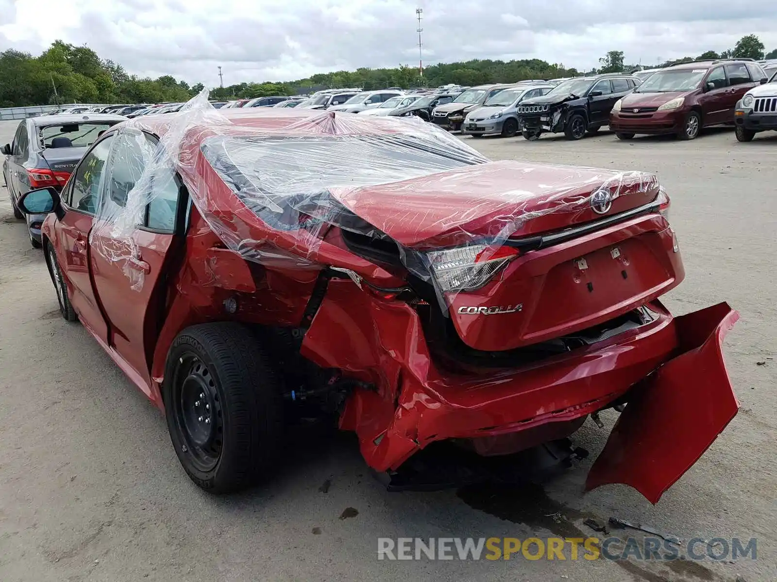 3 Photograph of a damaged car 5YFEPRAE4LP030578 TOYOTA COROLLA 2020