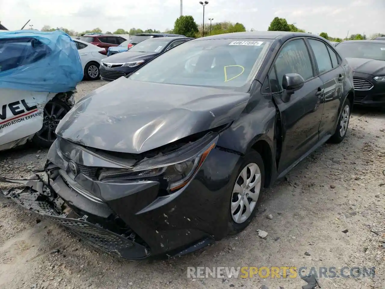 2 Photograph of a damaged car 5YFEPRAE4LP032475 TOYOTA COROLLA 2020