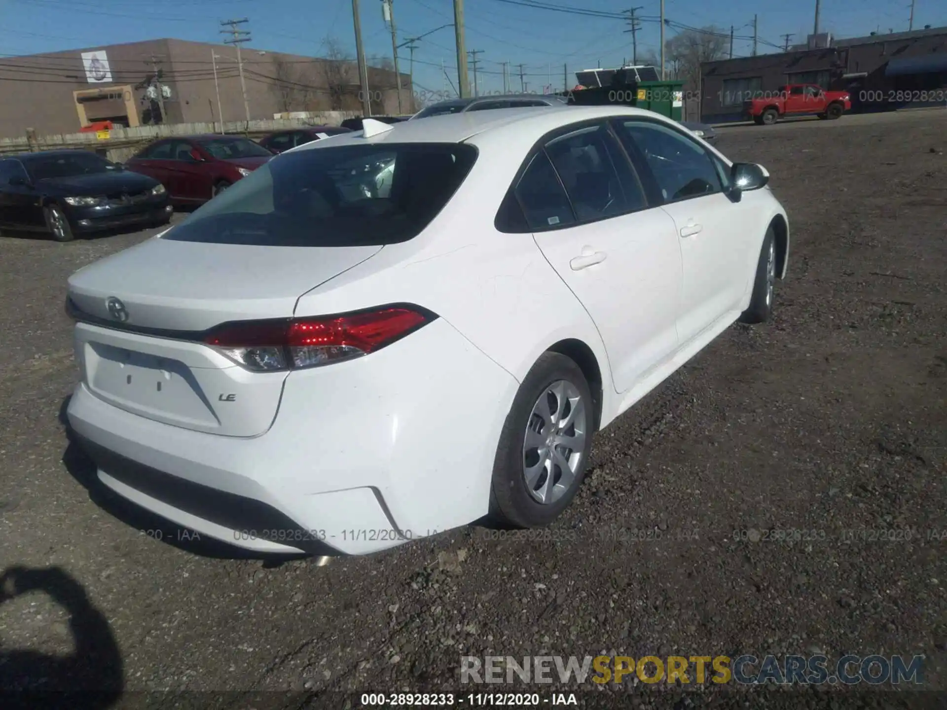 4 Photograph of a damaged car 5YFEPRAE4LP033125 TOYOTA COROLLA 2020