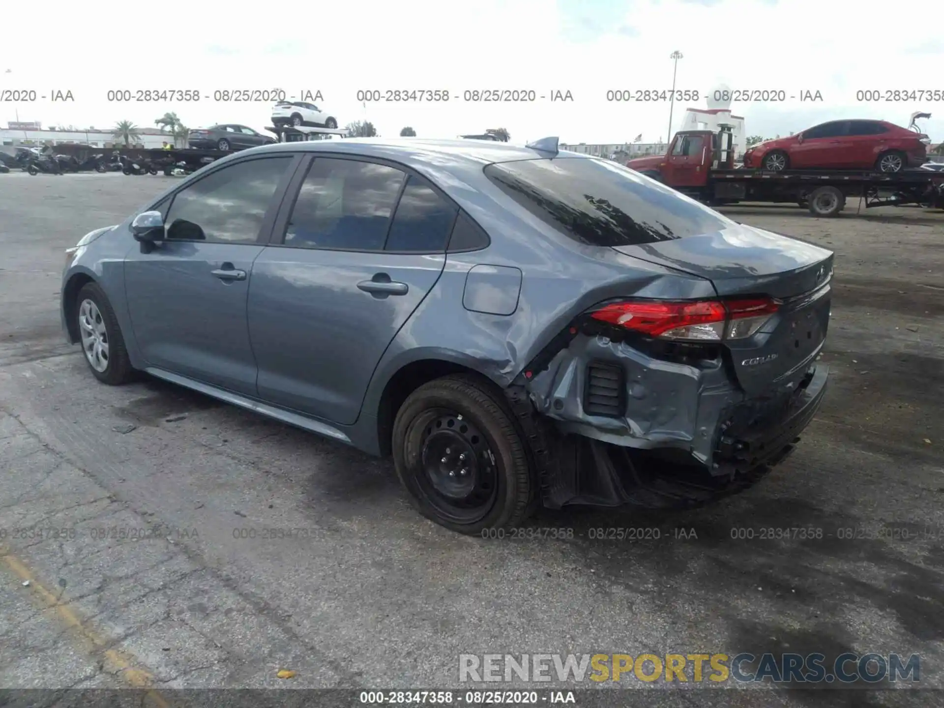 3 Photograph of a damaged car 5YFEPRAE4LP033366 TOYOTA COROLLA 2020