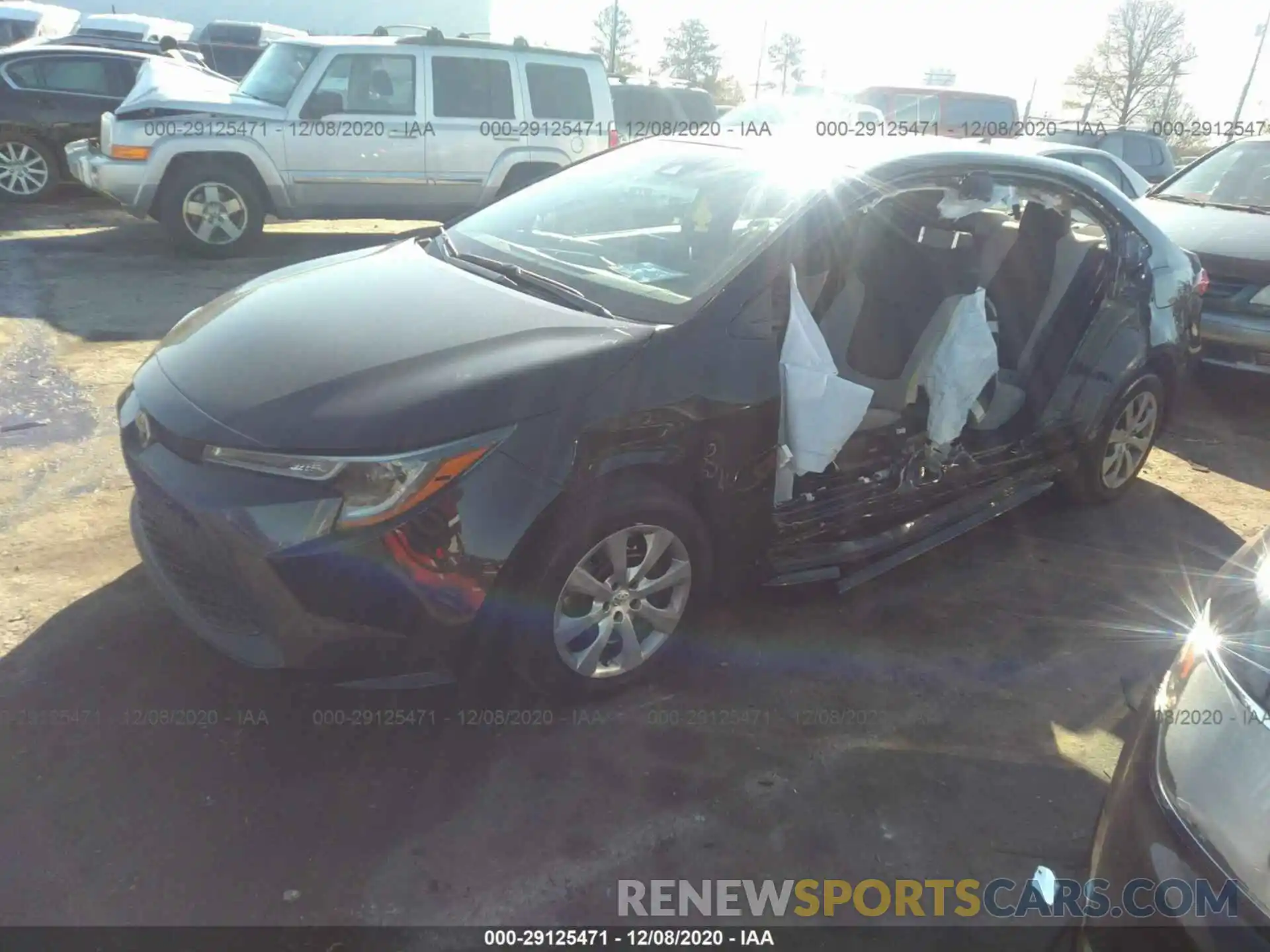 2 Photograph of a damaged car 5YFEPRAE4LP033402 TOYOTA COROLLA 2020