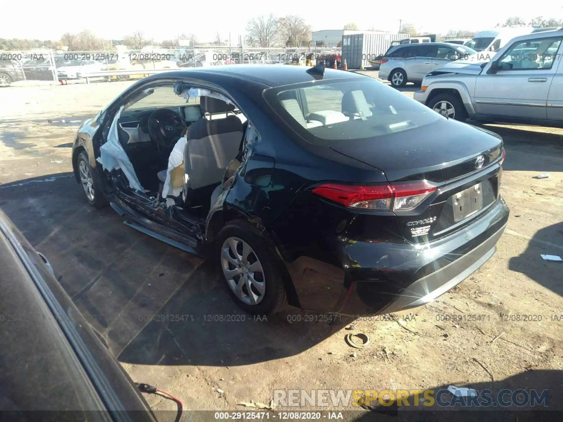 3 Photograph of a damaged car 5YFEPRAE4LP033402 TOYOTA COROLLA 2020