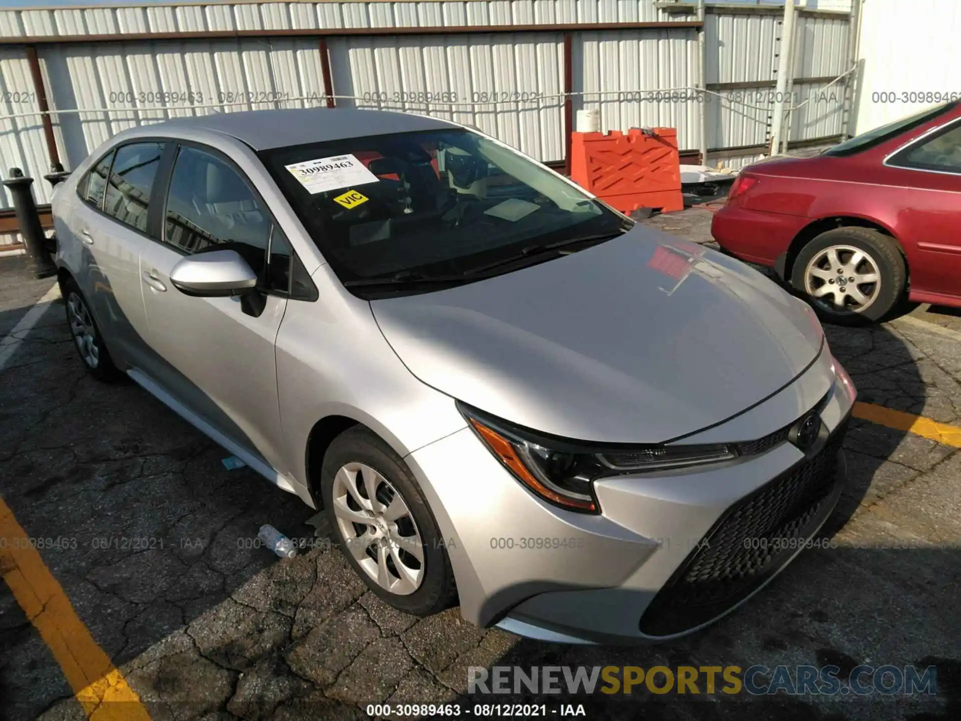 1 Photograph of a damaged car 5YFEPRAE4LP034825 TOYOTA COROLLA 2020