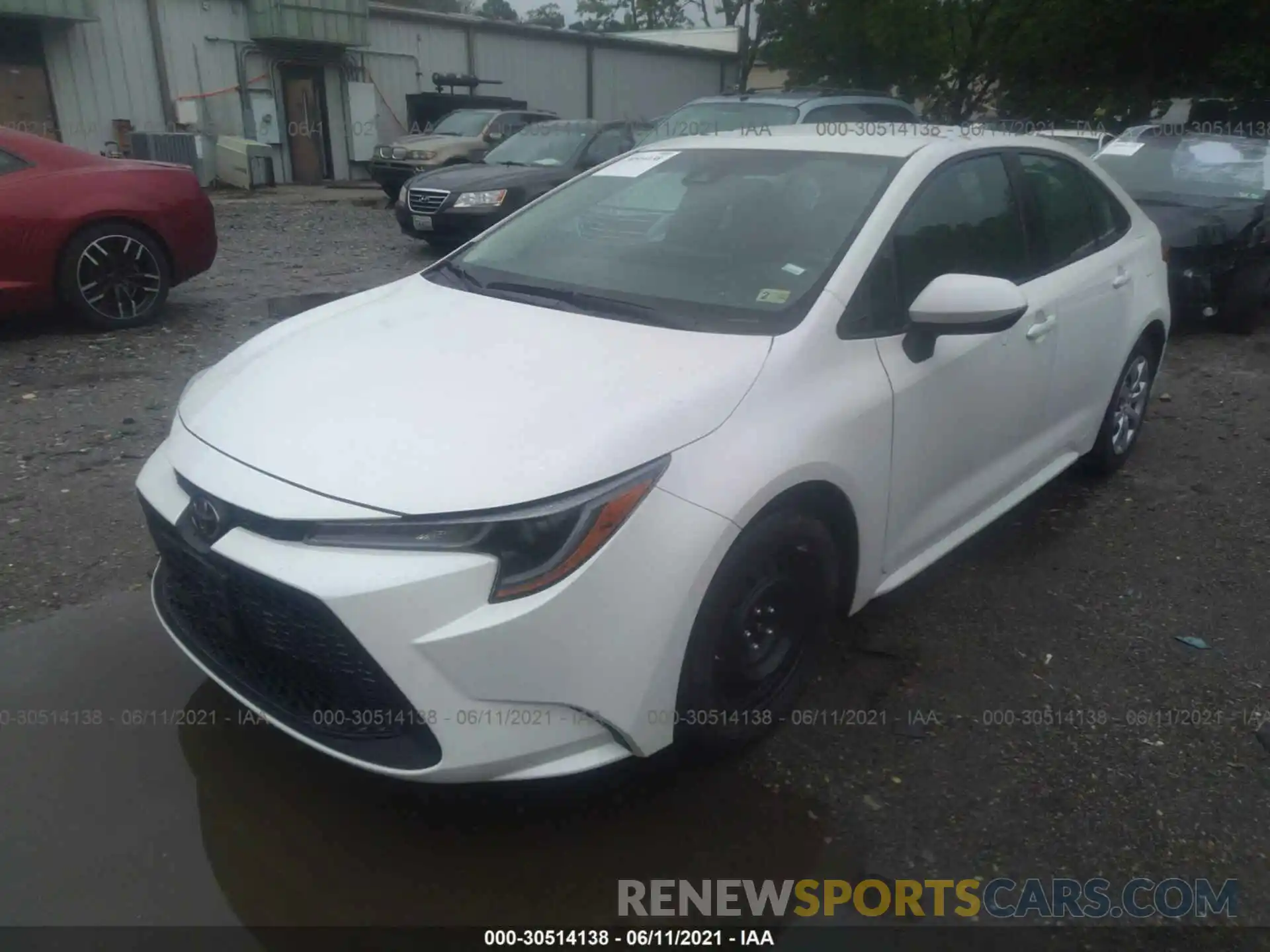 2 Photograph of a damaged car 5YFEPRAE4LP038860 TOYOTA COROLLA 2020