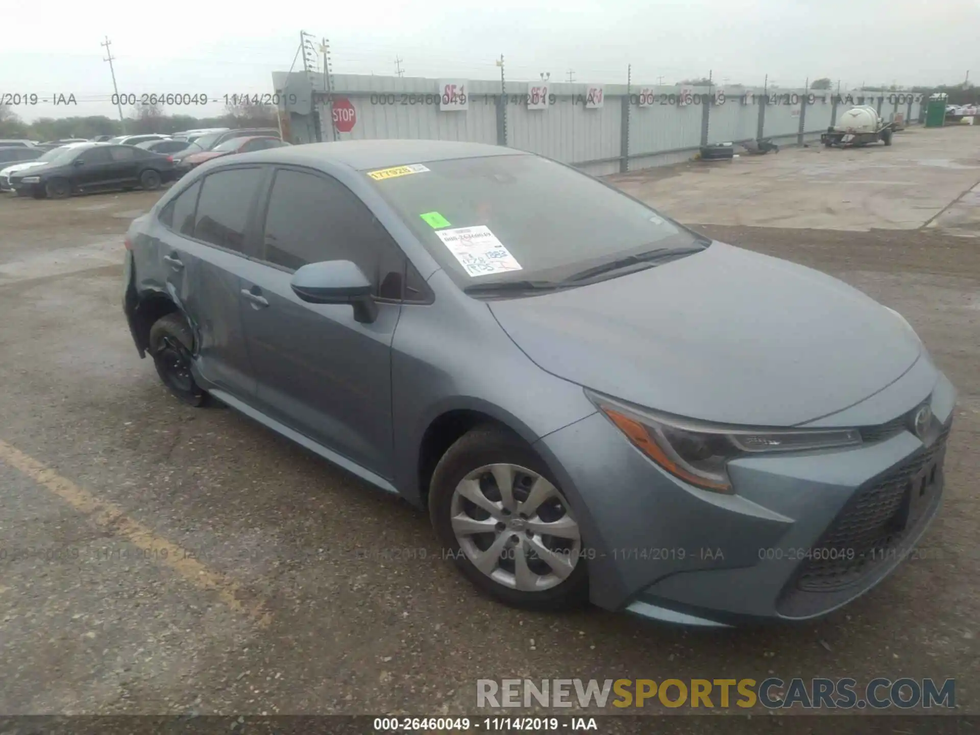 1 Photograph of a damaged car 5YFEPRAE4LP039426 TOYOTA COROLLA 2020