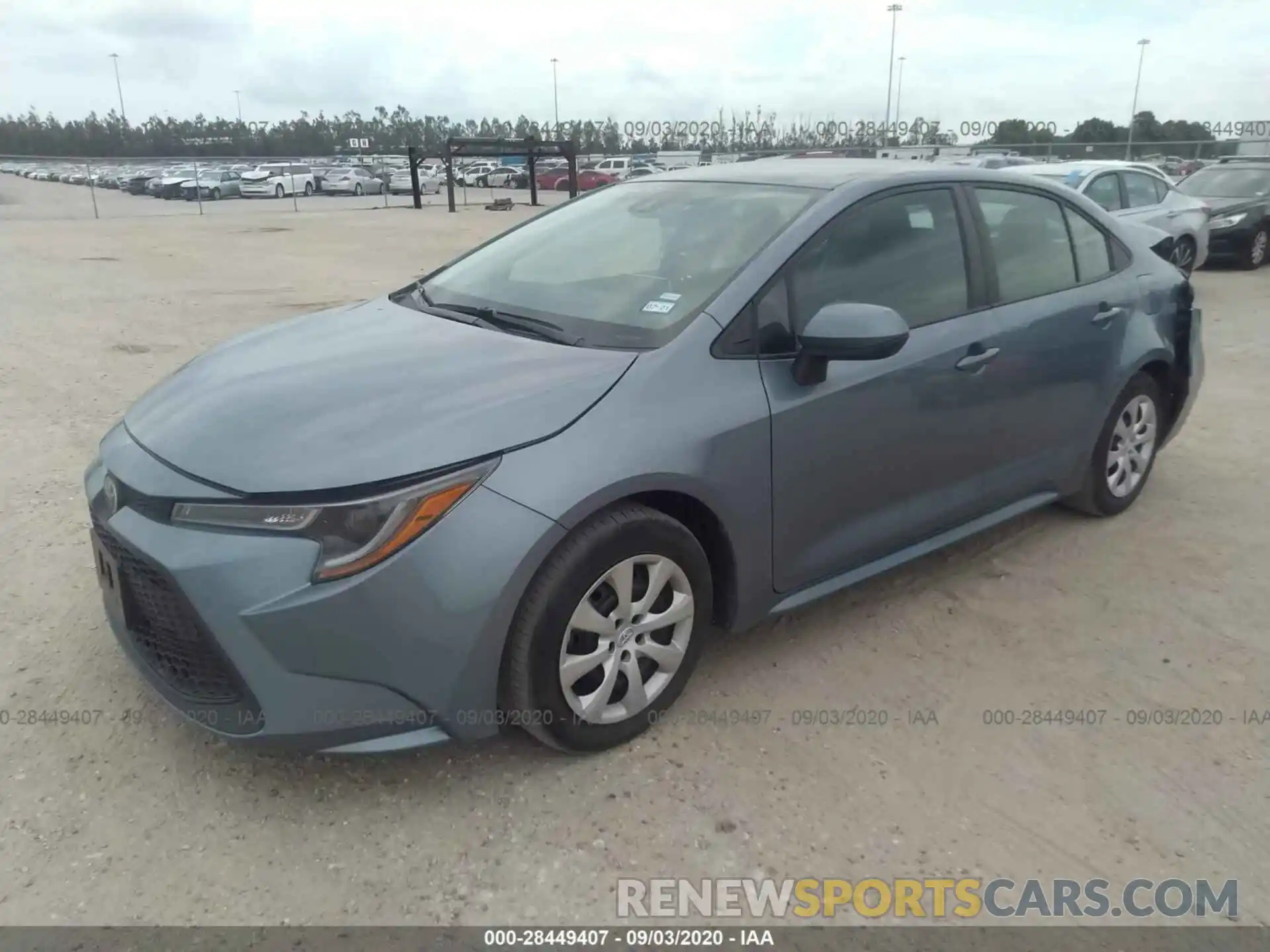 2 Photograph of a damaged car 5YFEPRAE4LP039622 TOYOTA COROLLA 2020