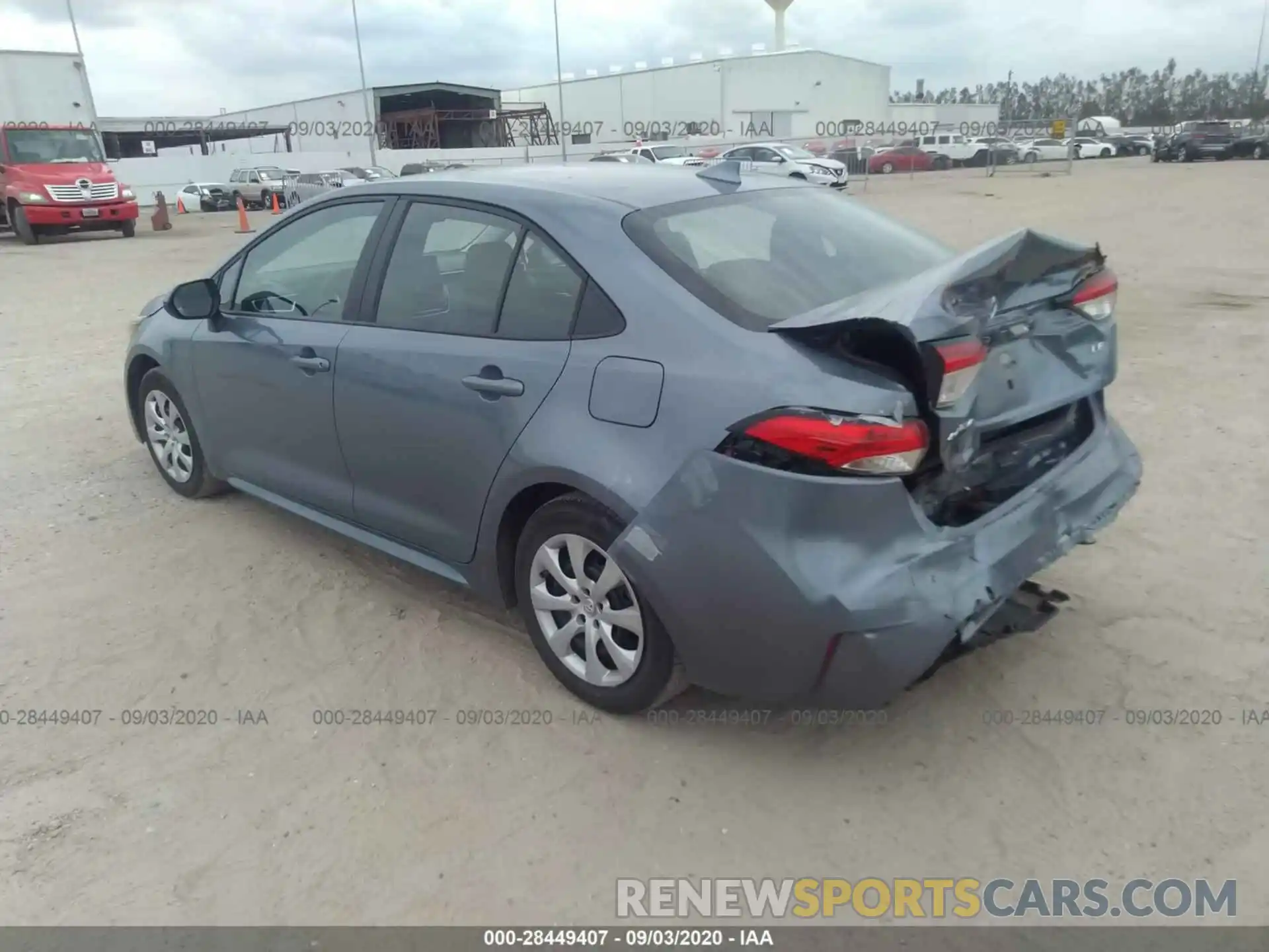 3 Photograph of a damaged car 5YFEPRAE4LP039622 TOYOTA COROLLA 2020