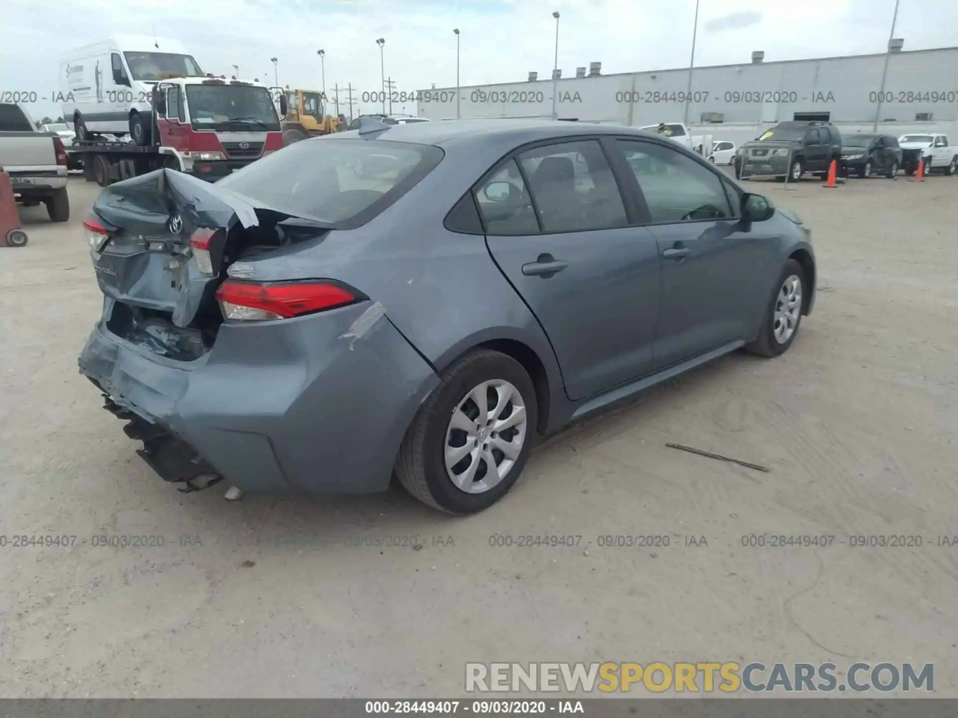 4 Photograph of a damaged car 5YFEPRAE4LP039622 TOYOTA COROLLA 2020