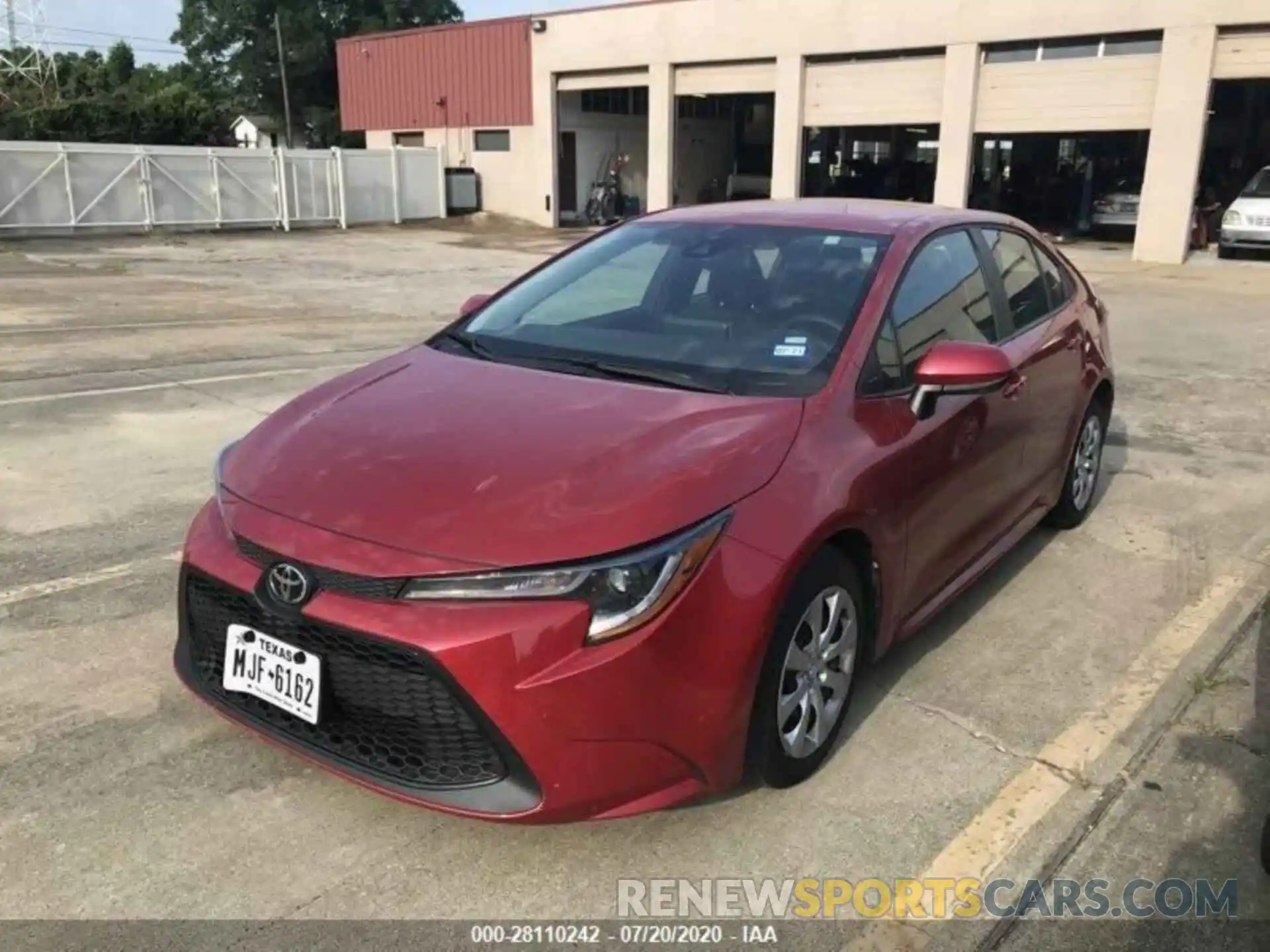 3 Photograph of a damaged car 5YFEPRAE4LP039698 TOYOTA COROLLA 2020