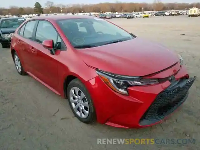 1 Photograph of a damaged car 5YFEPRAE4LP041208 TOYOTA COROLLA 2020