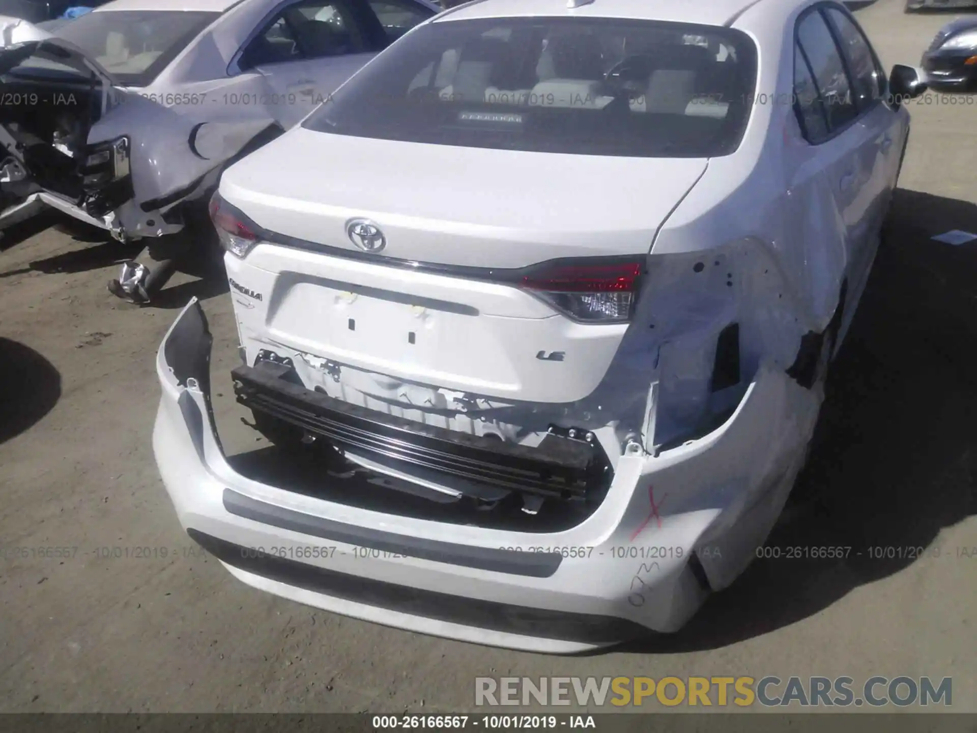 6 Photograph of a damaged car 5YFEPRAE4LP041614 TOYOTA COROLLA 2020