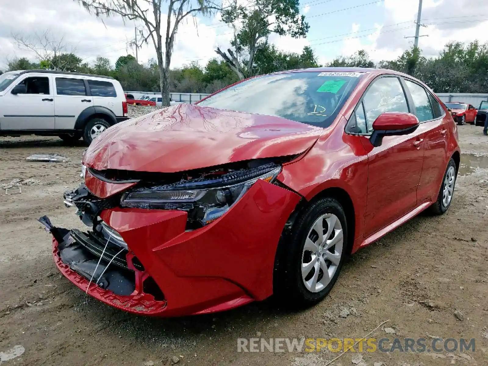 2 Photograph of a damaged car 5YFEPRAE4LP041838 TOYOTA COROLLA 2020