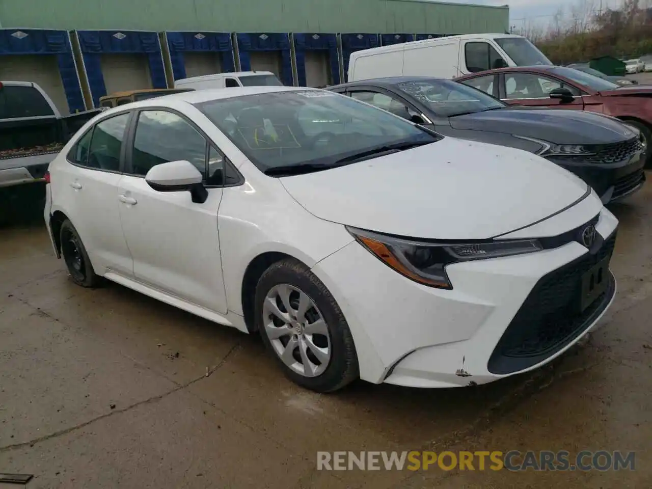 1 Photograph of a damaged car 5YFEPRAE4LP042097 TOYOTA COROLLA 2020