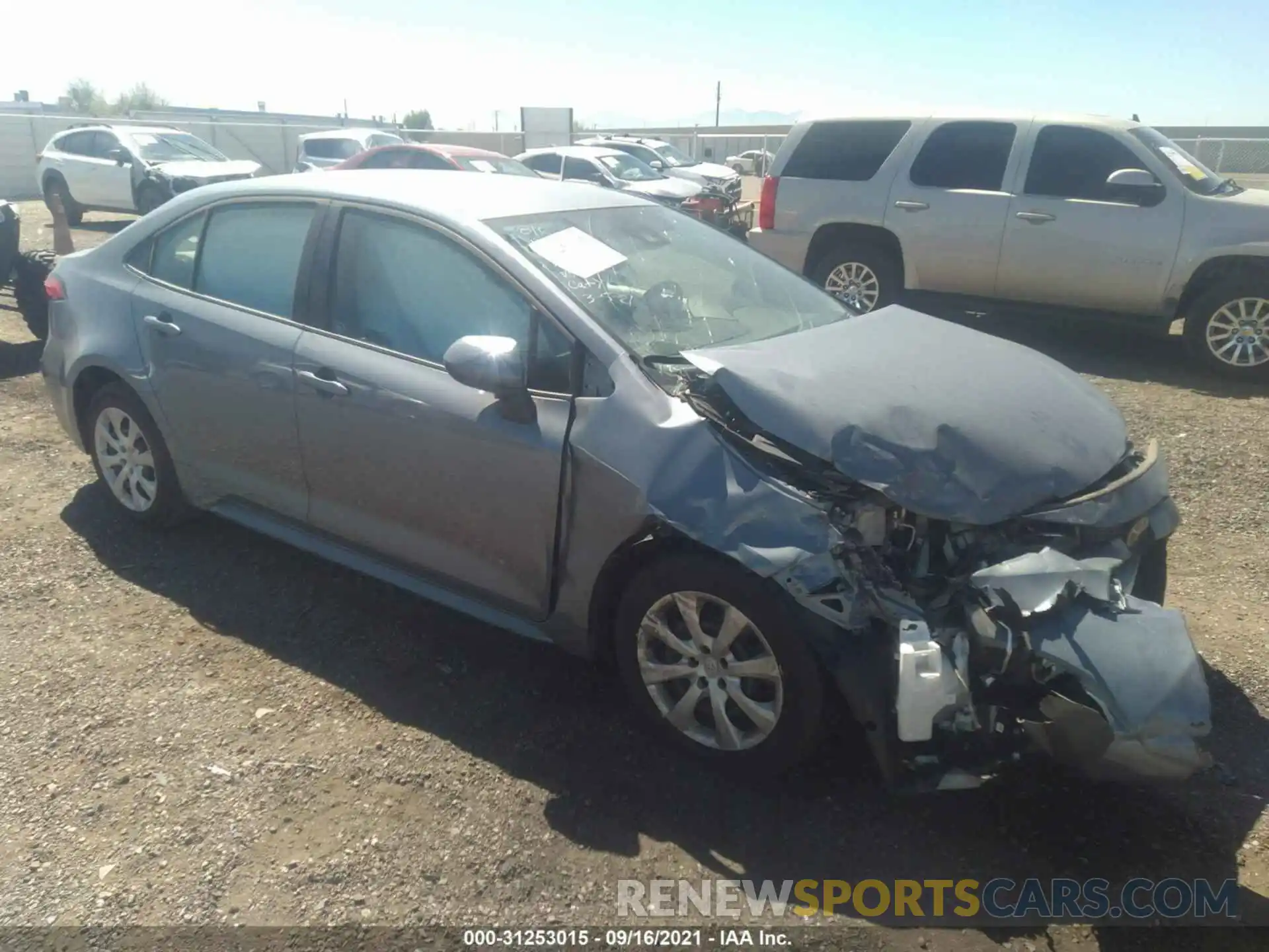 1 Photograph of a damaged car 5YFEPRAE4LP042150 TOYOTA COROLLA 2020