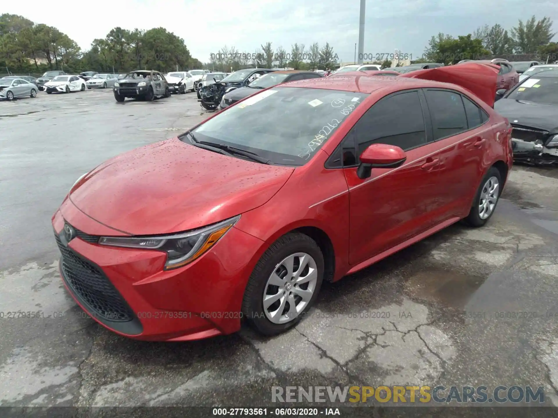 2 Photograph of a damaged car 5YFEPRAE4LP042262 TOYOTA COROLLA 2020