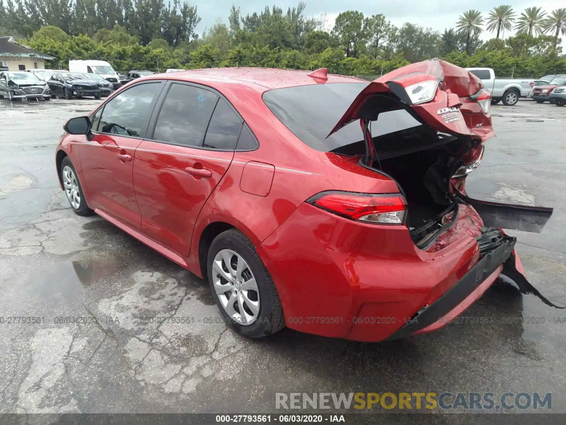 3 Photograph of a damaged car 5YFEPRAE4LP042262 TOYOTA COROLLA 2020