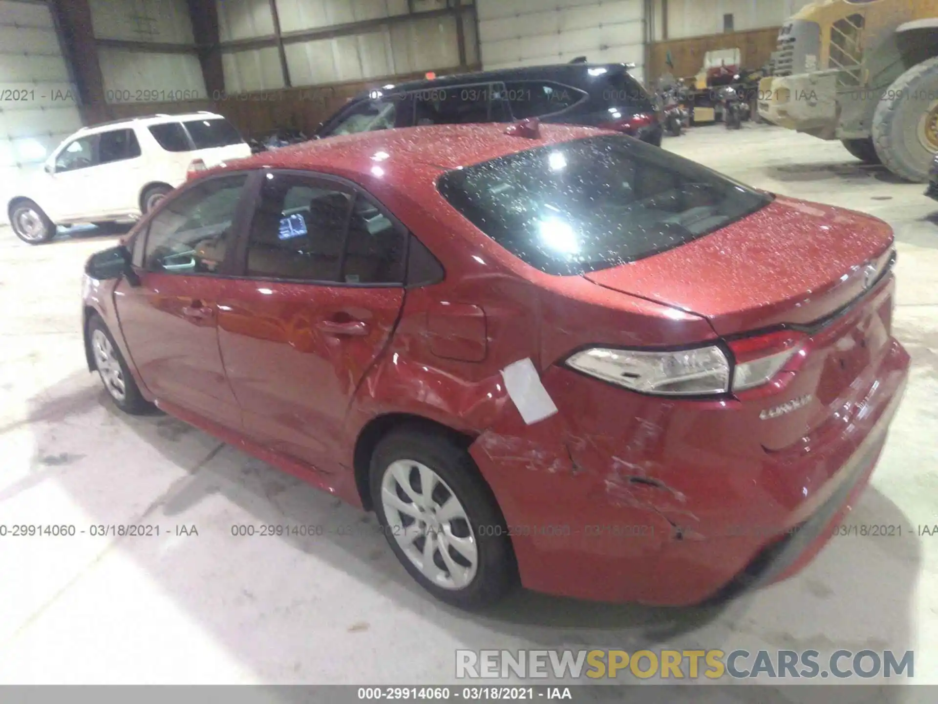 3 Photograph of a damaged car 5YFEPRAE4LP042830 TOYOTA COROLLA 2020