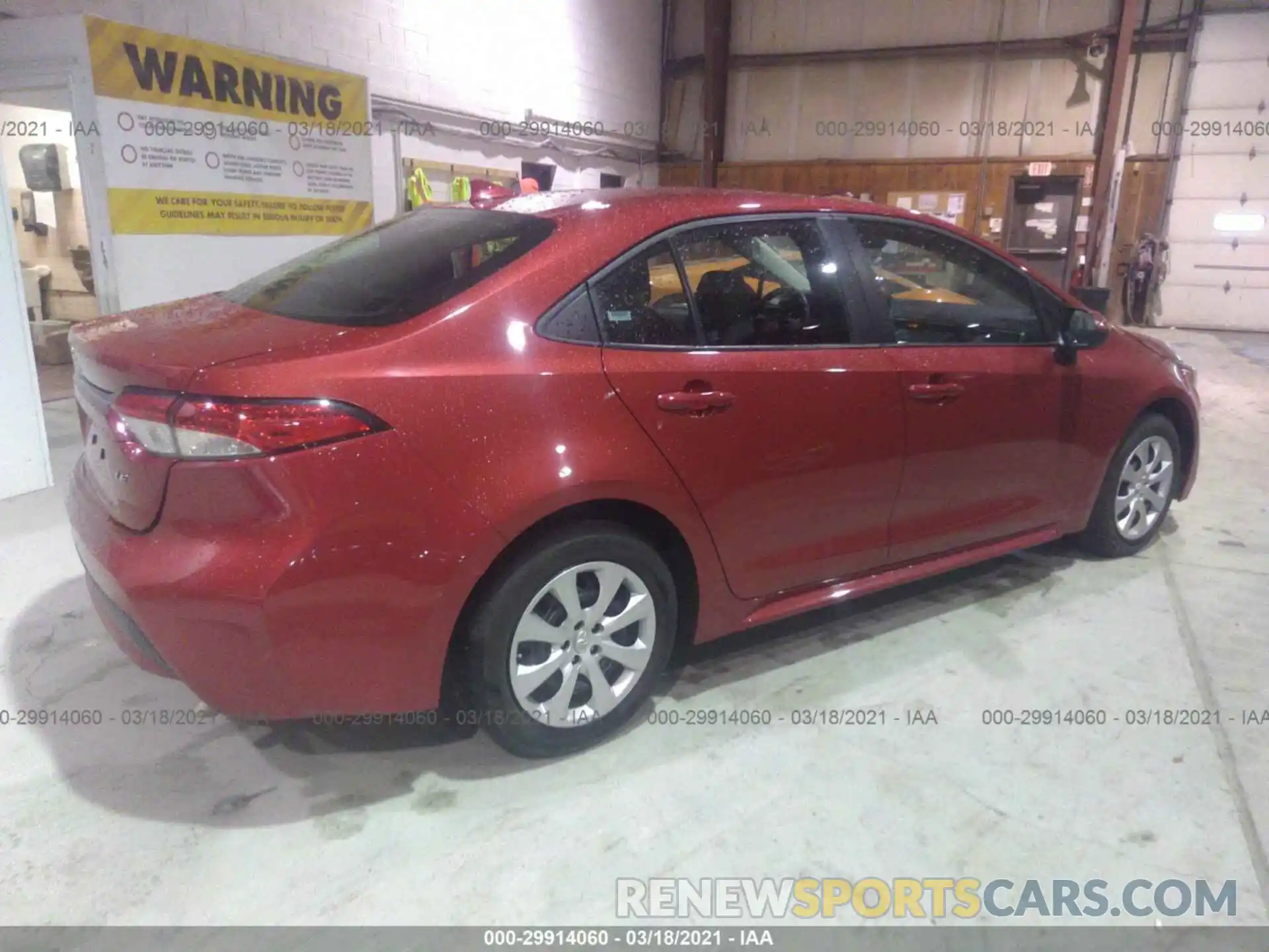 4 Photograph of a damaged car 5YFEPRAE4LP042830 TOYOTA COROLLA 2020